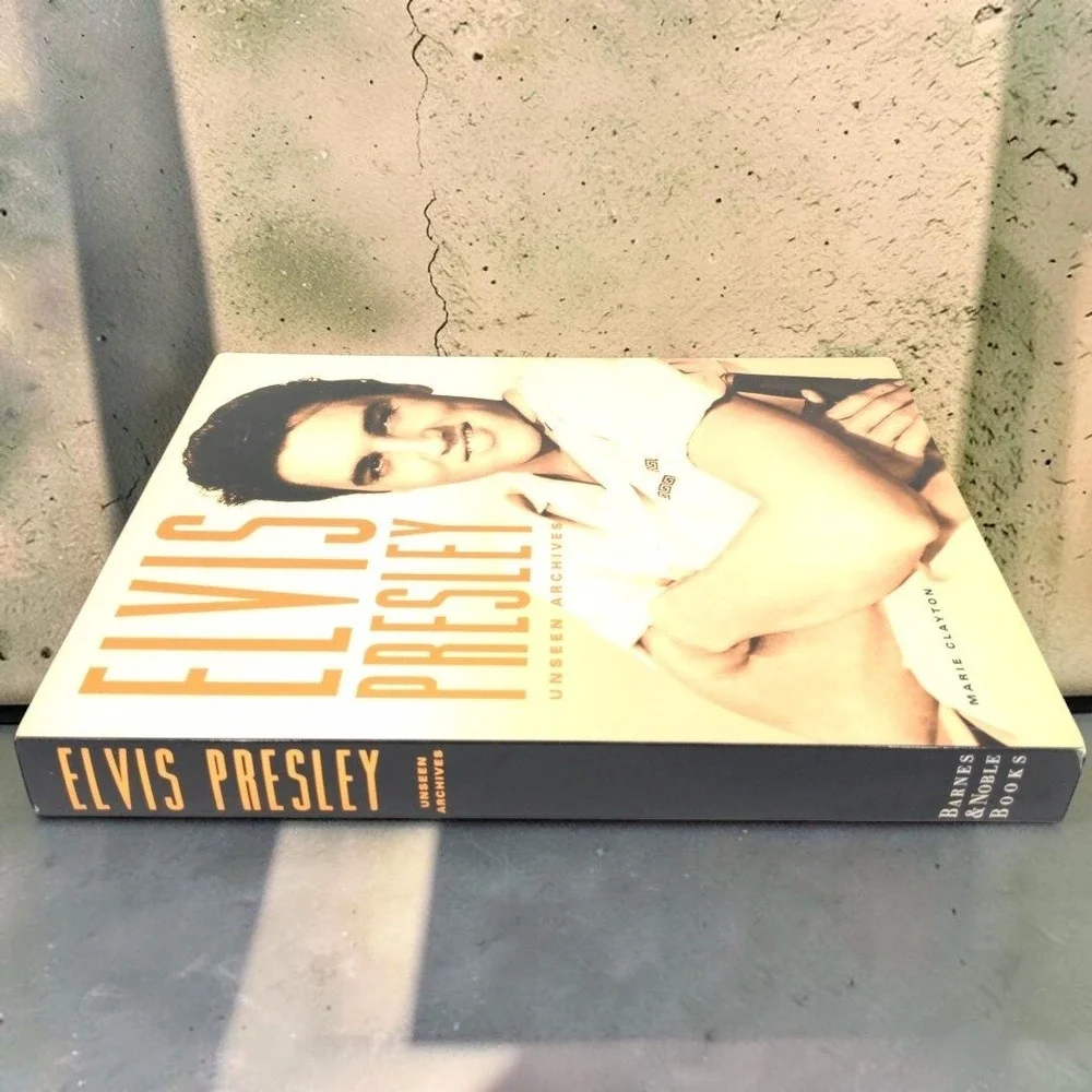 Vtg Elvis Presley Unseen Archives 2004 Marie Clayton Barnes Noble Book Rock Roll